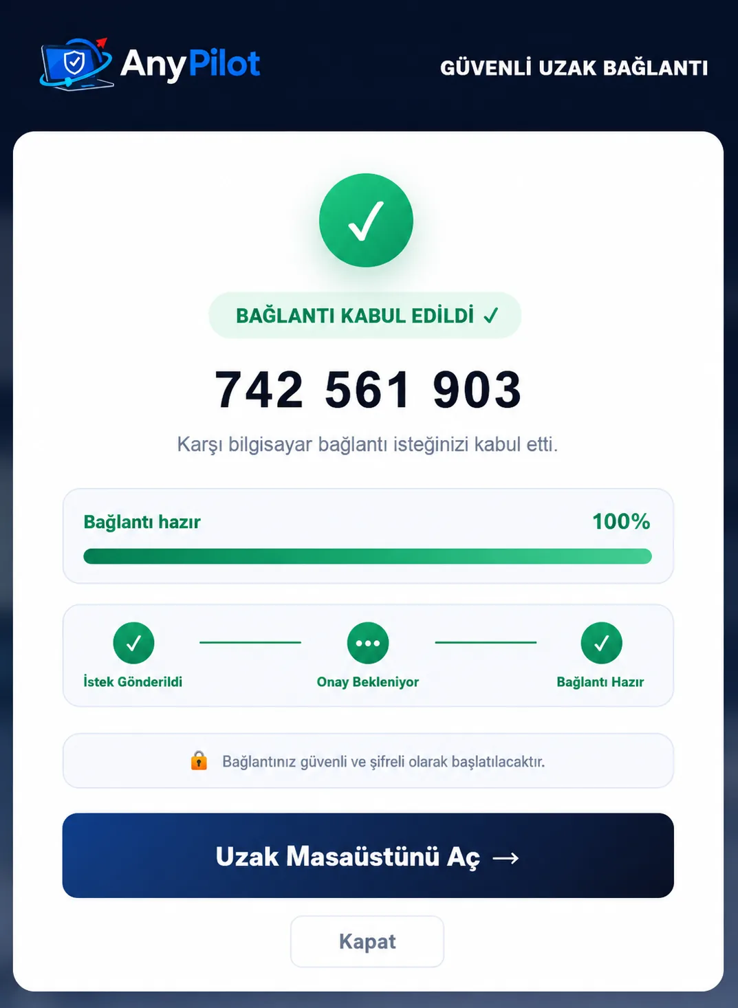 Oturum ayarları